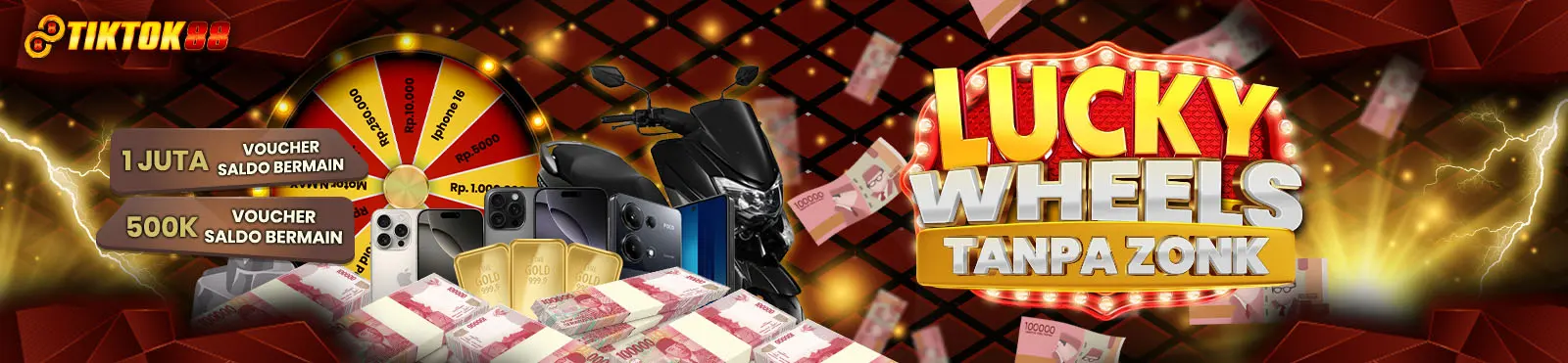 LUCKY WHEELS TANPA ZONK