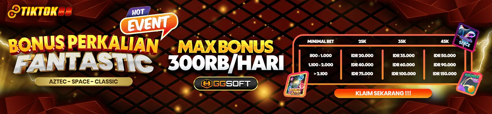 BONUS PERKALIAN FANTASTIC GG SOFT