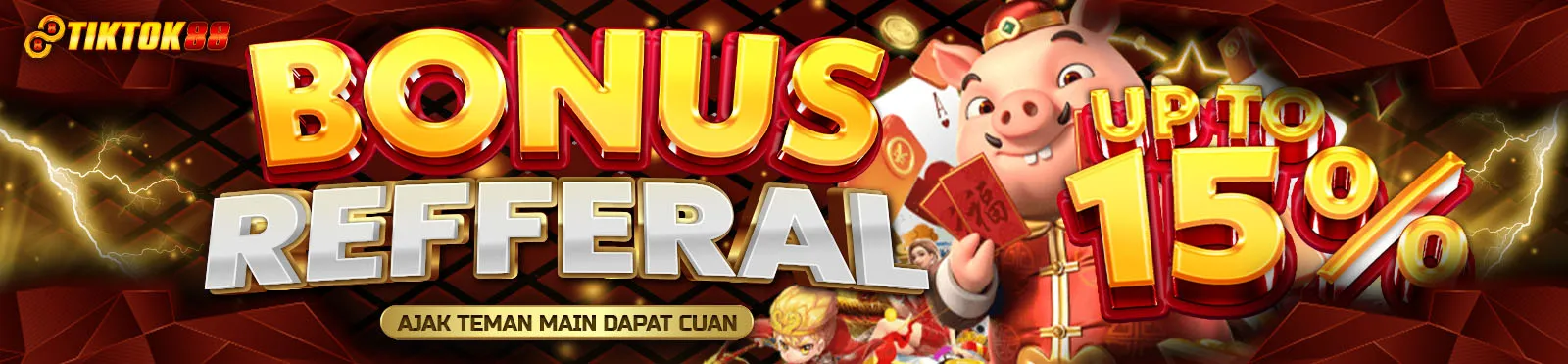 BONUS REFERAL UP TO 15%