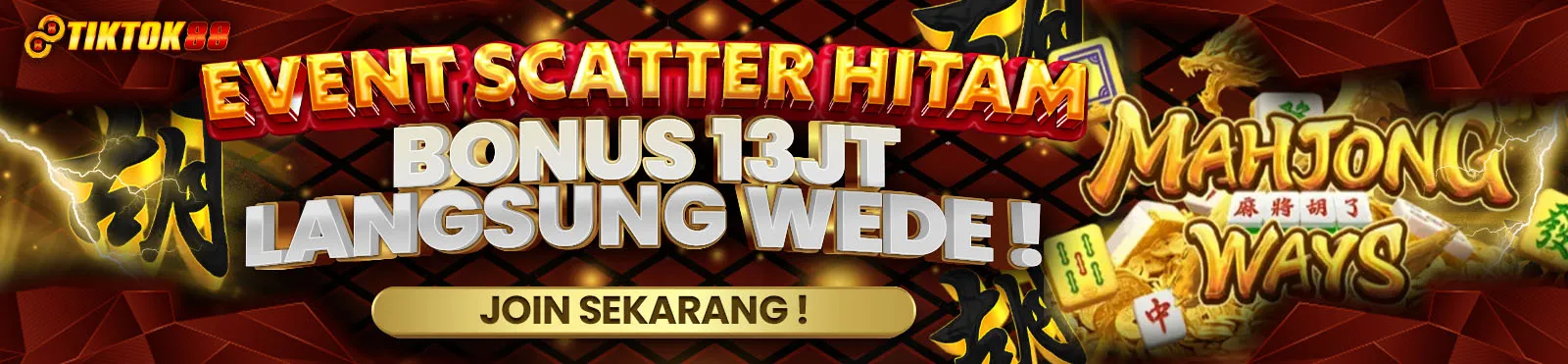 EVENT SCATTER HITAM MAHJONG WAYS TIKTOK88