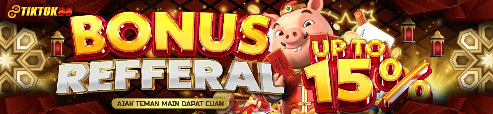 BONUS REFERAL UP TO 15%
